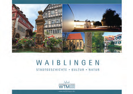 Grafik Tourismus­broschüre Waiblingen